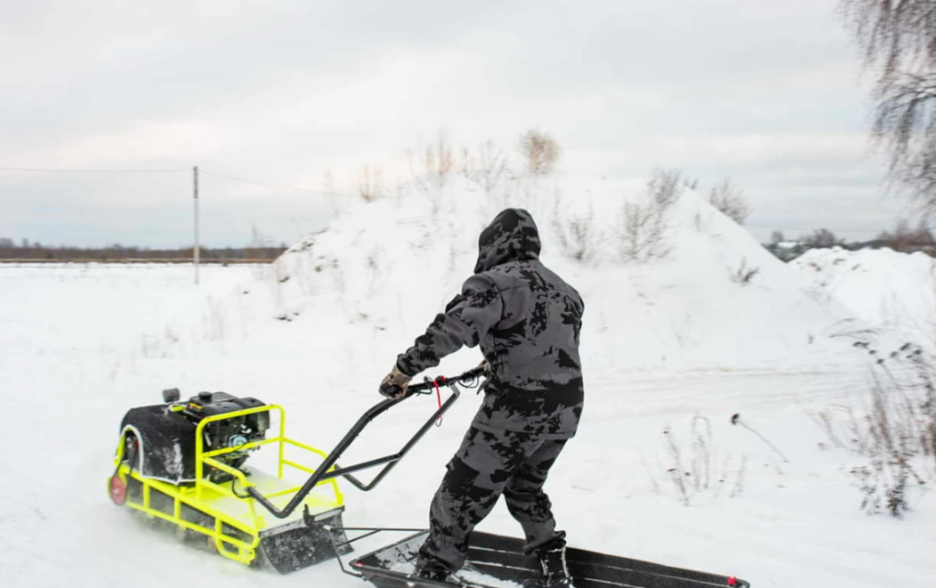 Мотобуксировщик Бурлак ХОЗЯИН-1 (капот металл) в Ухте
