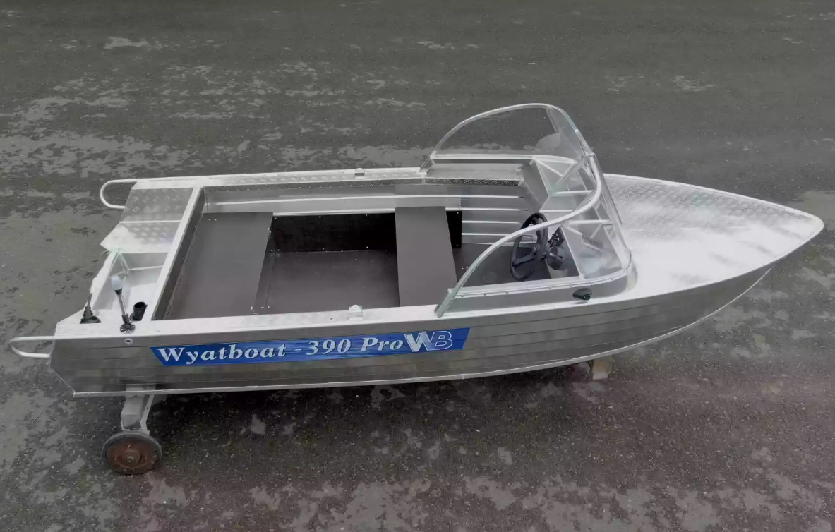 Алюминиевый катер Wyatboat-390 Pro в Ухте