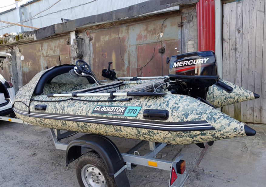 НАДУВНАЯ ЛОДКА GLADIATOR C370AL в Ухте