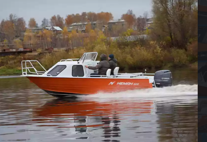 Алюминиевый катер Неман-500 (каютный) в Ухте