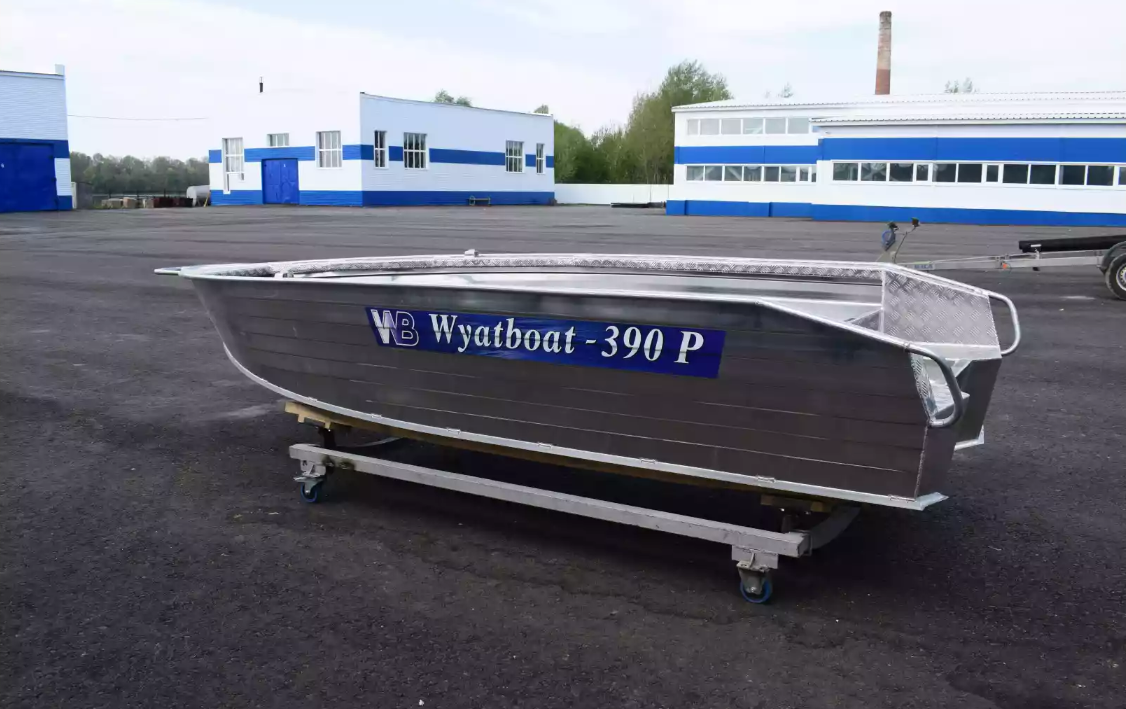 Алюминиевая лодка Wyatboat-390Р Увеличенный борт в Ухте