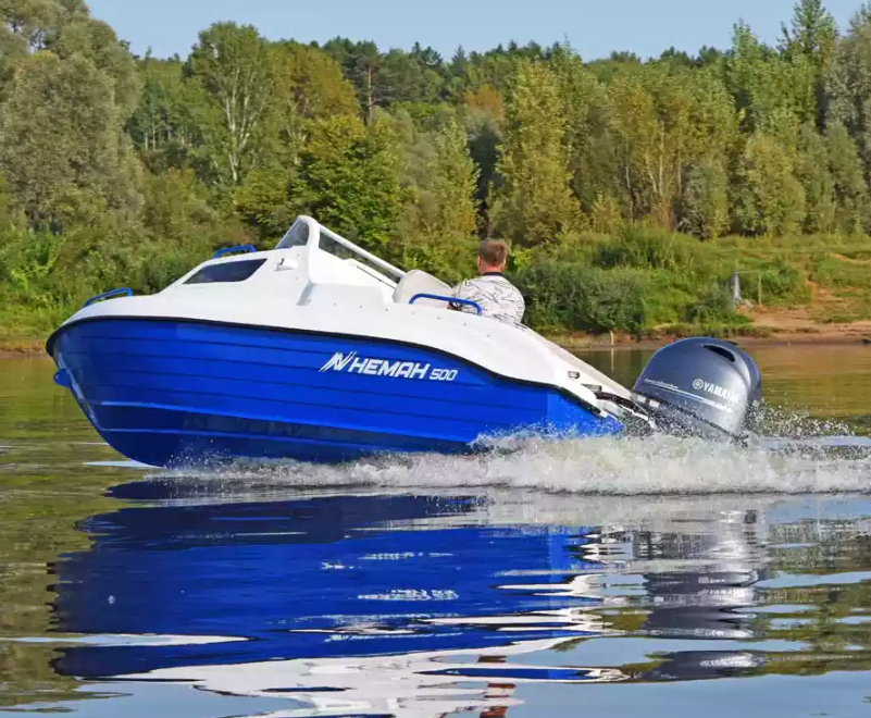 Комбинированный катер Neman-500 с каютой в Ухте