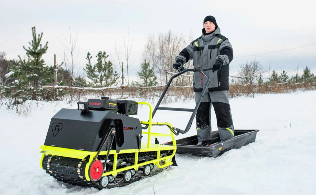 Мотобуксировщик Бурлак ХОЗЯИН-1 (капот металл) в Ухте