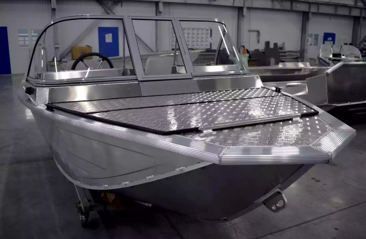 Алюминиевый катер Неман-450 DC NEW без покраски в Ухте