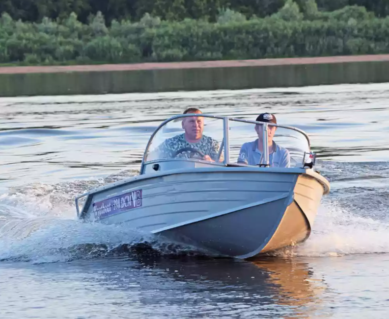 Алюминиевый катер Wyatboat-390 DCM в Ухте