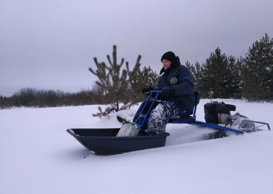 Мотобуксировщик толкач Альбатрос-XL8 с модулем. Без фары, тележки в Ухте