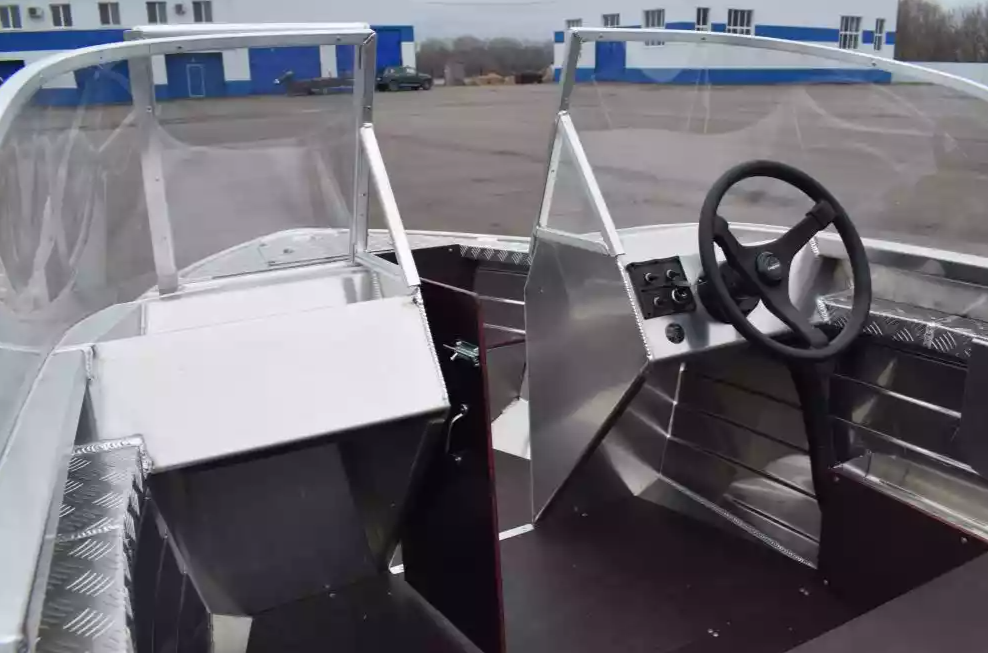 Алюминиевая лодка Wyatboat-390 DCM Увеличенный борт в Ухте