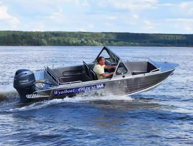 Алюминиевый катер Wyatboat-490 DCM Pro в Ухте