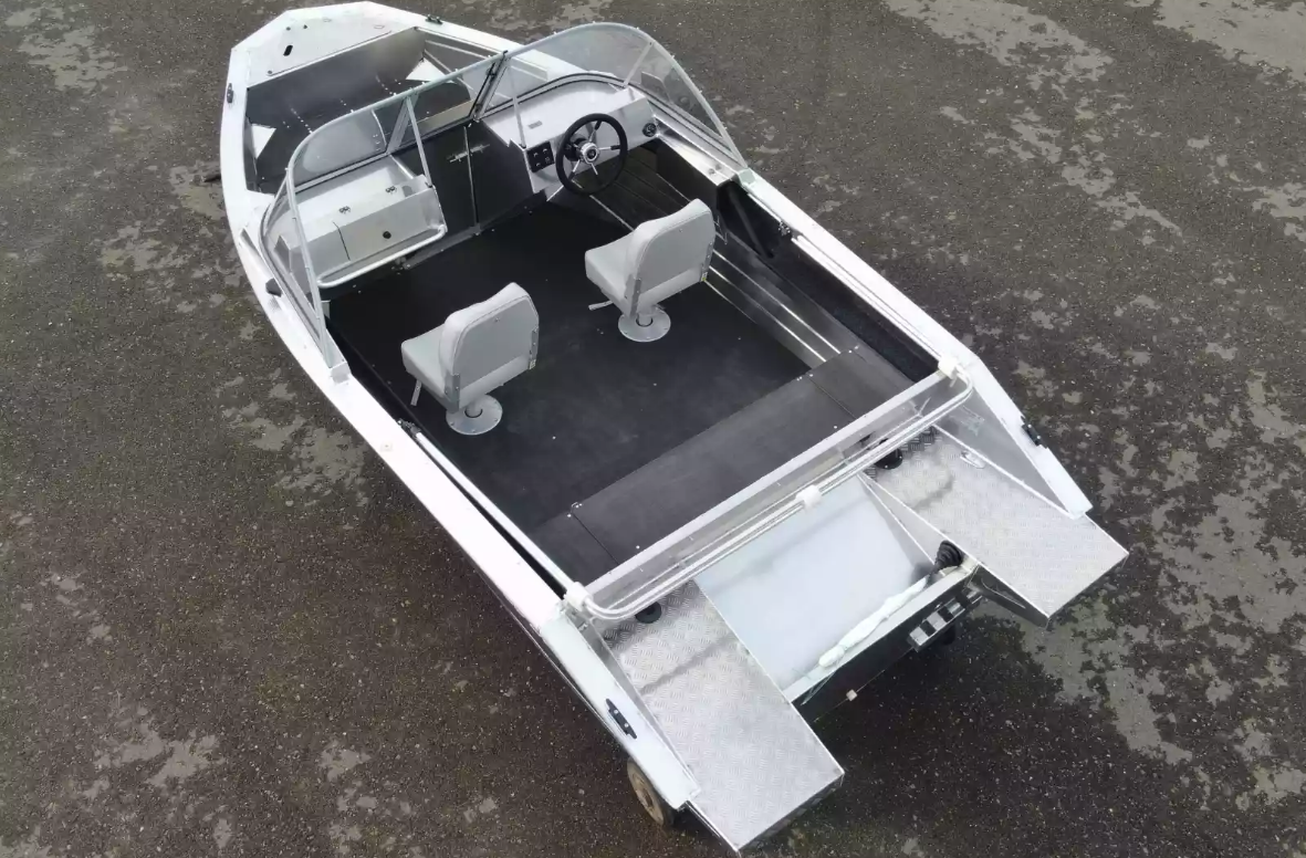 Алюминиевый катер Неман-450 DC NEW без покраски в Ухте