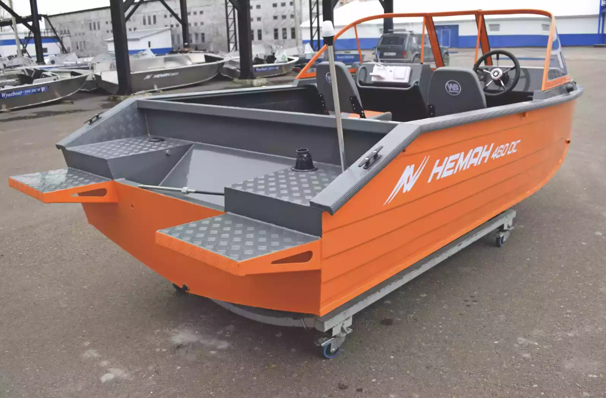 Алюминиевый катер Неман-480 DCM FISH в Ухте