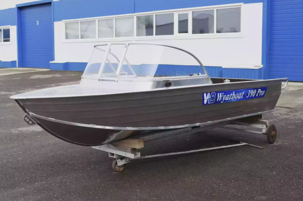 Алюминиевая лодка Wyatboat-390 Pro в Ухте