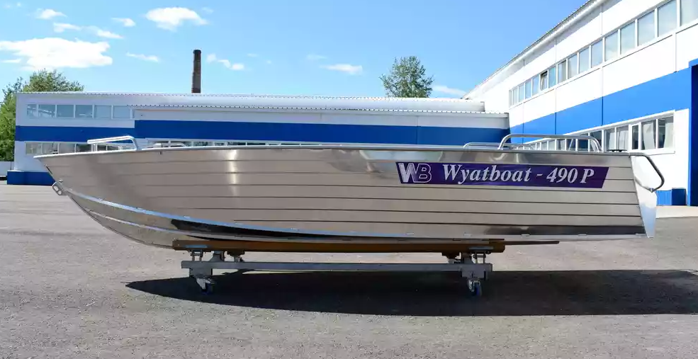 Алюминиевая лодка Wyatboat-490 P в Ухте