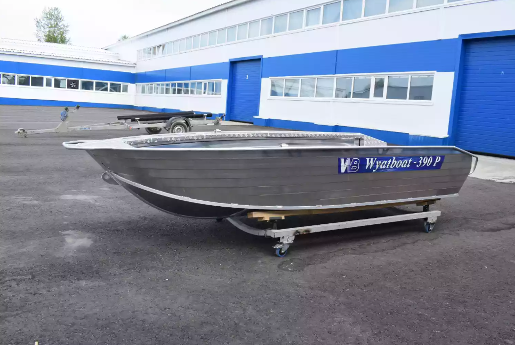 Алюминиевая лодка Wyatboat-390Р Увеличенный борт в Ухте