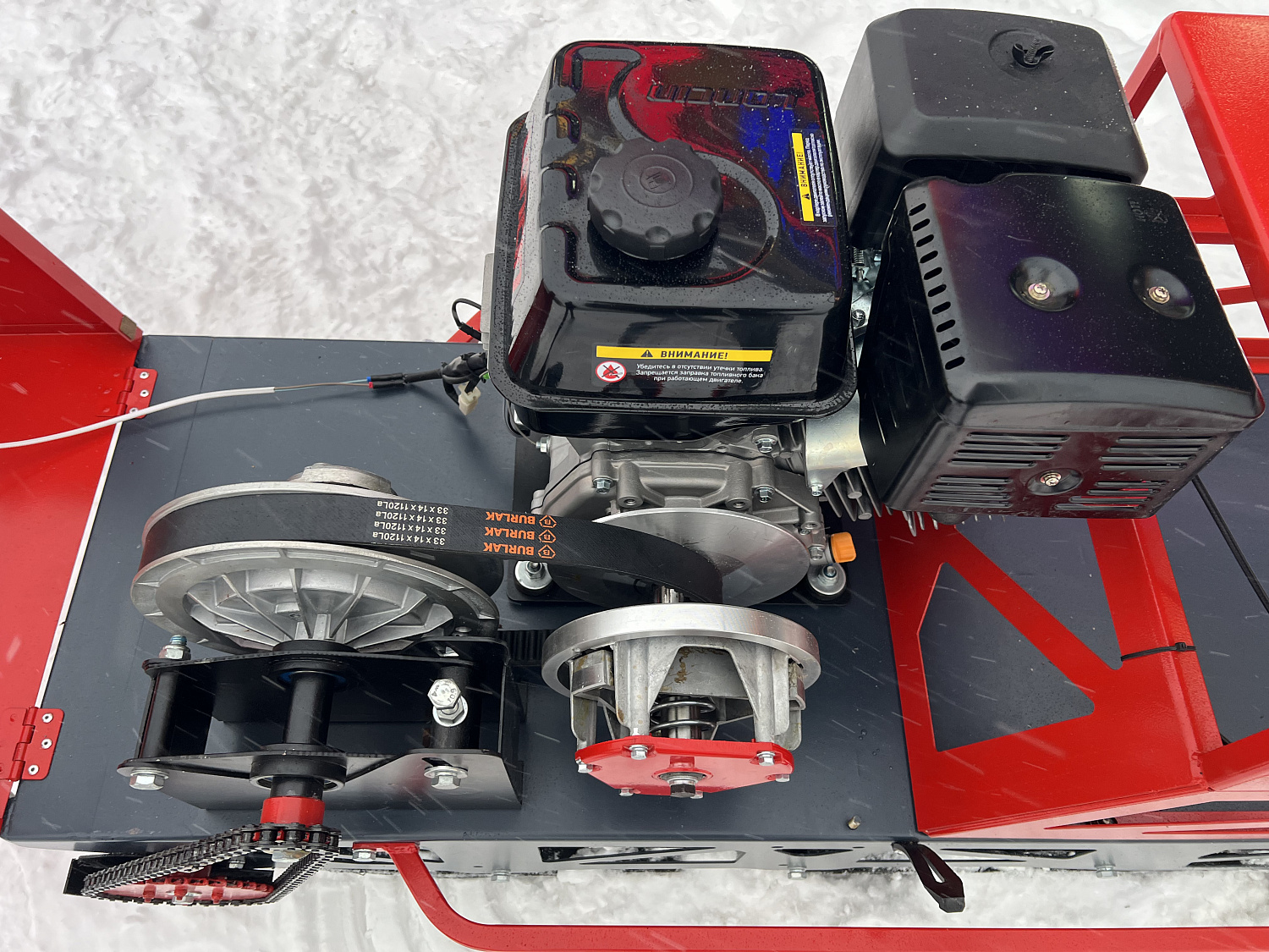 Мотобуксировщик EX-MOTO SNOWDOG S500 15л.с в Ухте