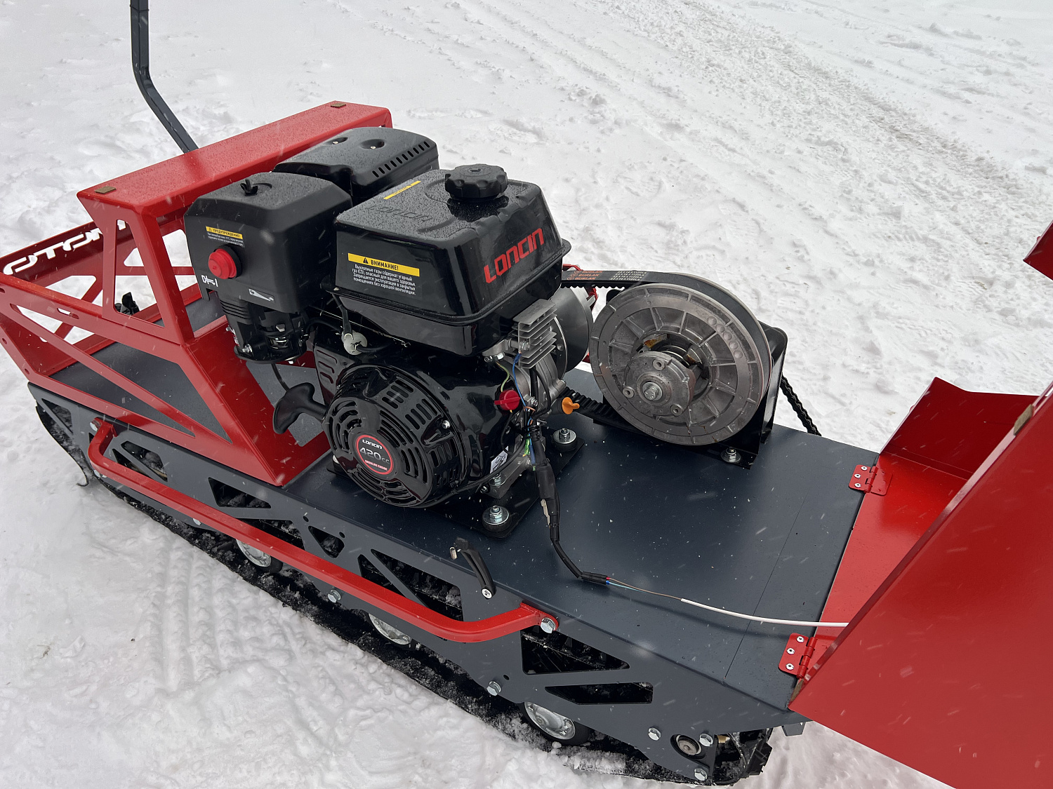 Мотобуксировщик EX-MOTO SNOWDOG S500 15л.с в Ухте