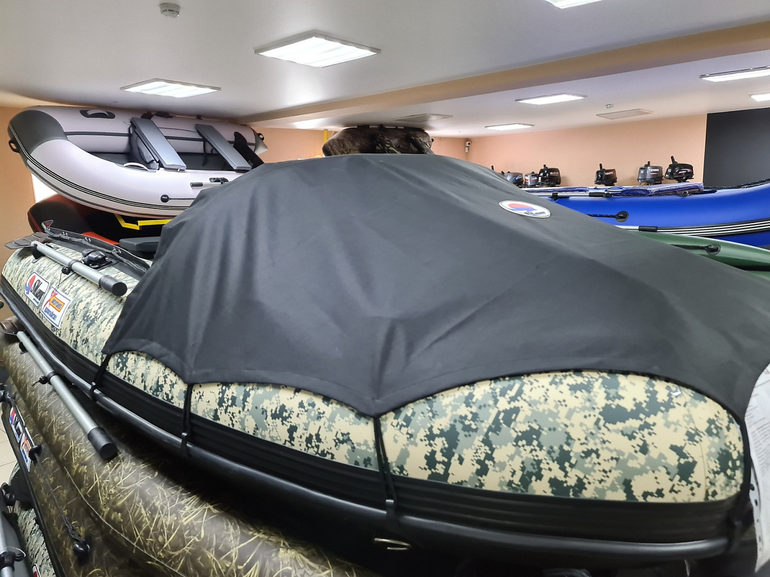 КОМПЛЕКТ НОСОВОГО ТЕНТА К ЛОДКЕ SMARINE AIR MAX 360 ЧЕРНЫЙ в Ухте