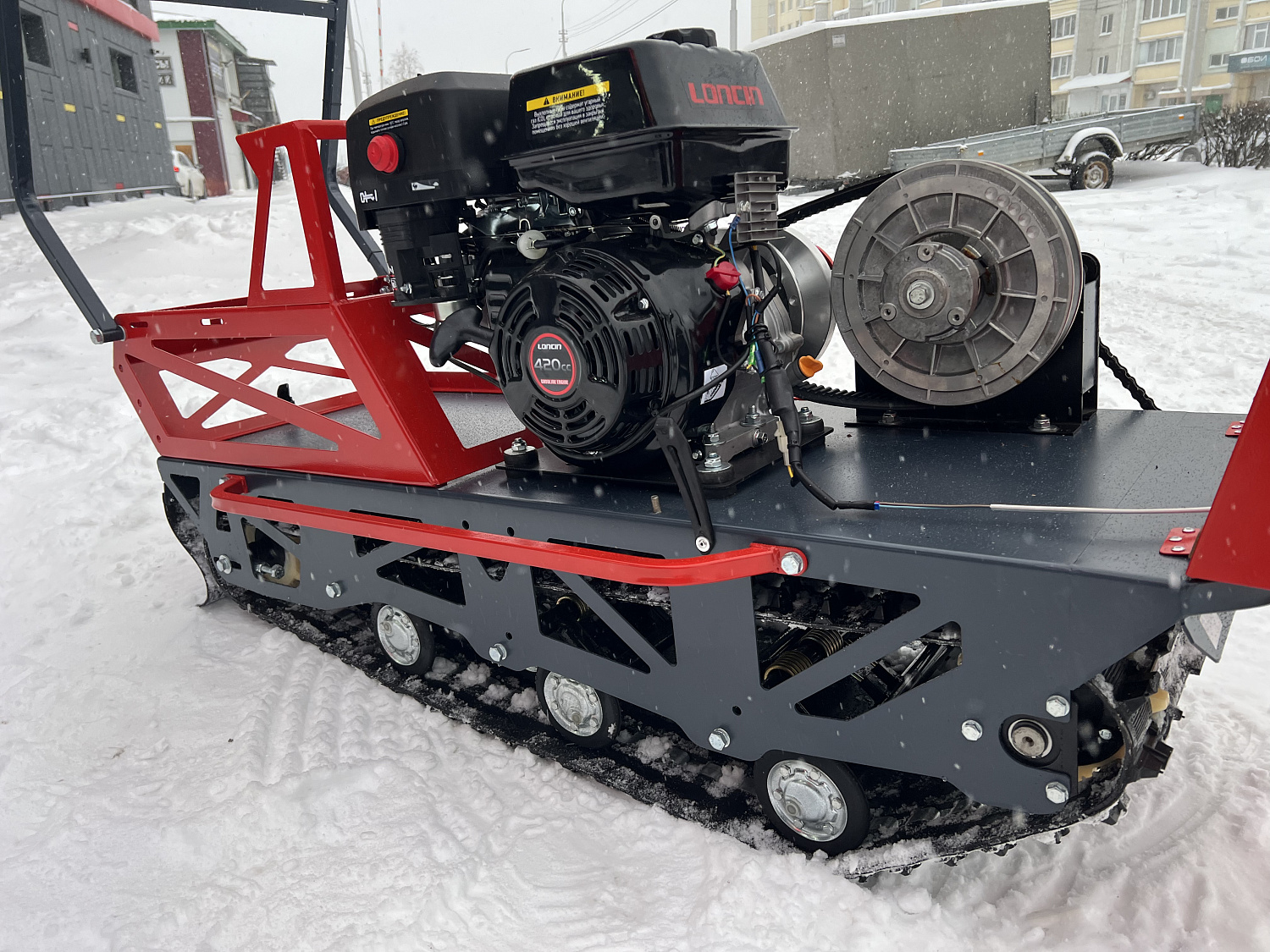 Мотобуксировщик EX-MOTO SNOWDOG S500 15л.с в Ухте