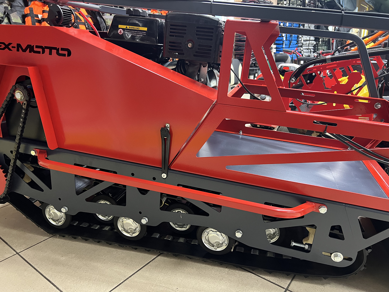 Мотобуксировщик EX-MOTO SNOWDOG S500 15л.с в Ухте