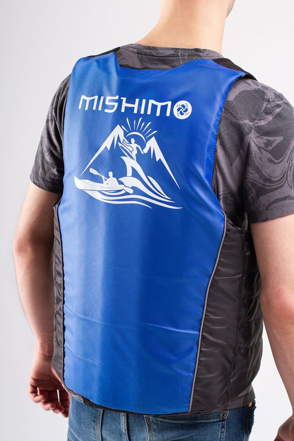 Жилет спасательный MISHIMO PRO Премиум качества Черно-синий в Ухте
