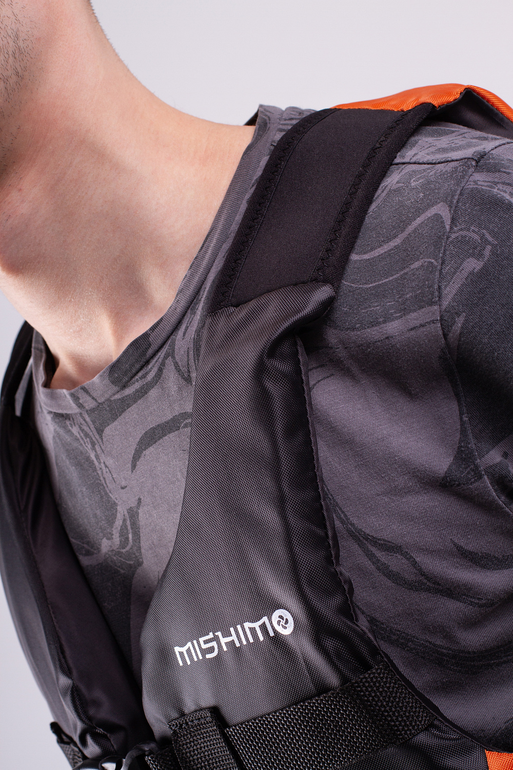 Жилет спасательный MISHIMO PRO Премиум качества Черно-оранжевый в Ухте