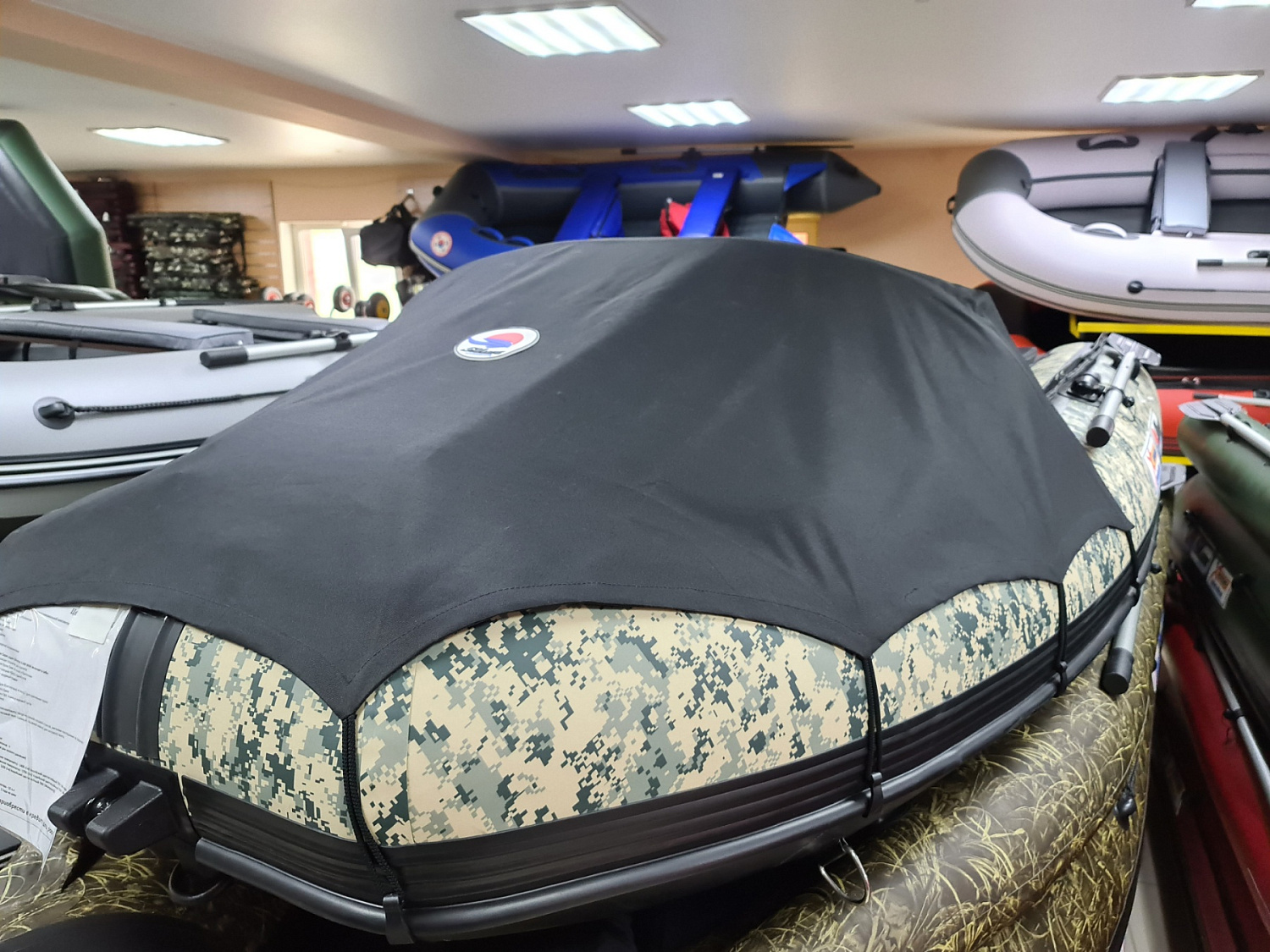 КОМПЛЕКТ НОСОВОГО ТЕНТА К ЛОДКЕ SMARINE AIR MAX 360 ЧЕРНЫЙ в Ухте